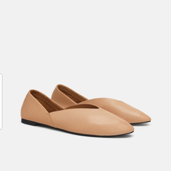 Zara Soft  Leather Flat - Picture 5 of 9